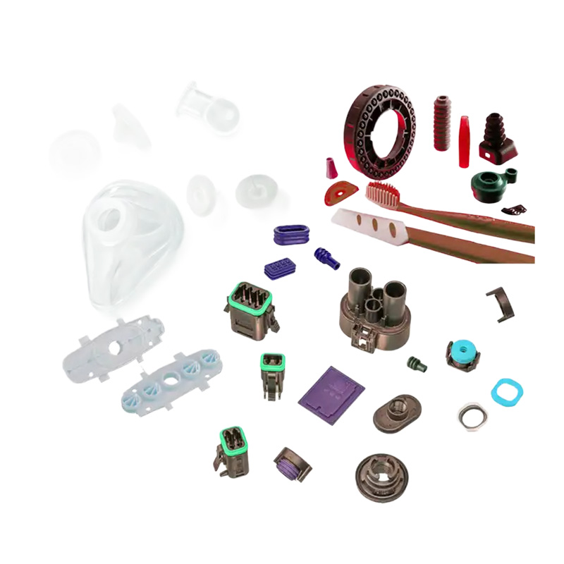 醫療硅膠配件加工 硅膠模具加工定制 硅膠模壓產品 五金包膠硅膠包五金件